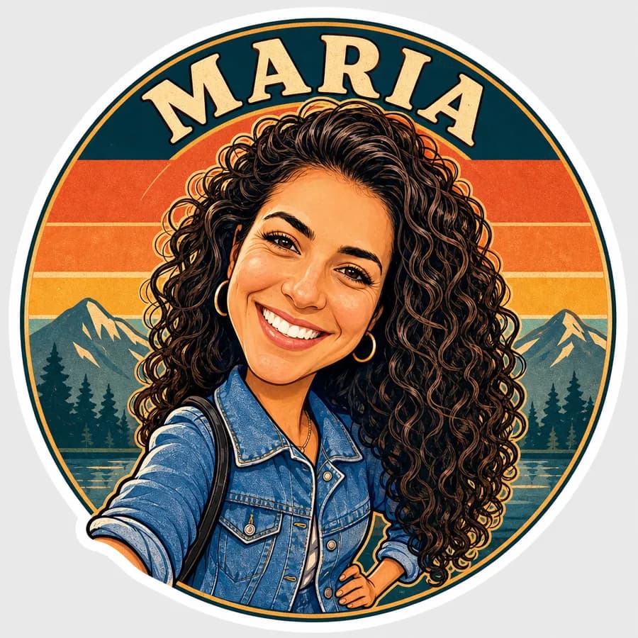 Retro Badge Sticker sample