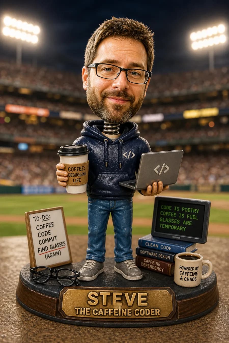 Stadium Bobblehead style