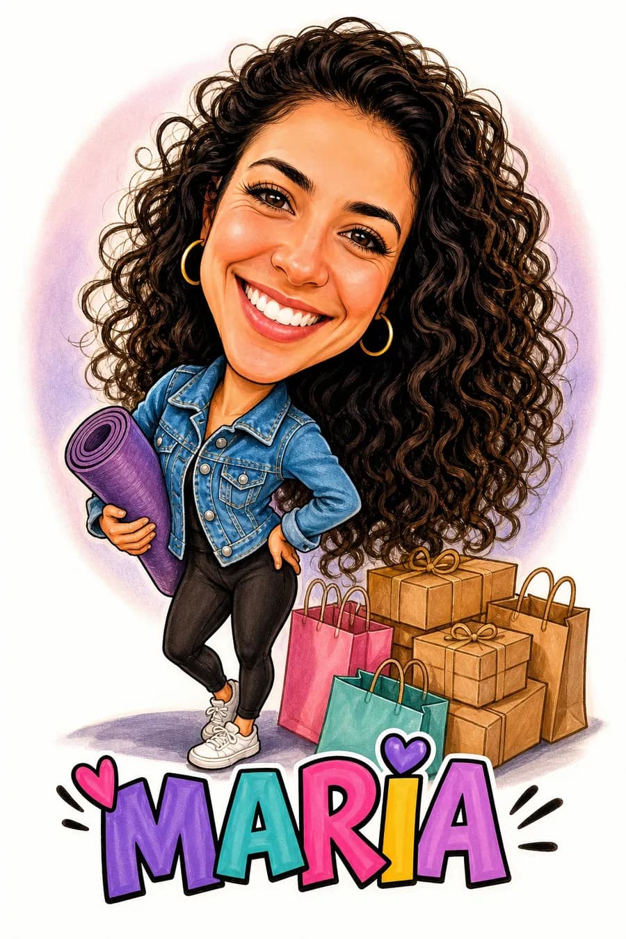 Classic Park Caricature style