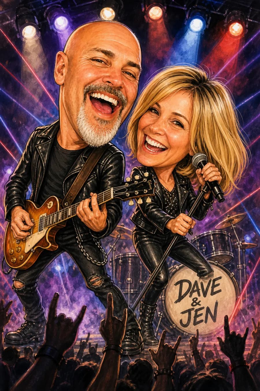 Rockstar Caricature style